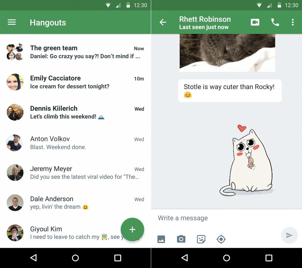 hangouts