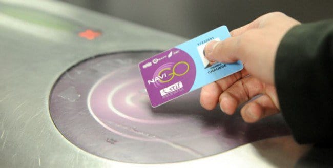 Validation du Pass Navigo