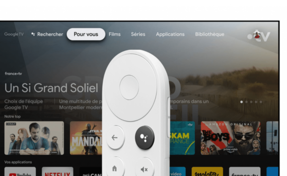 Le Chromecast avec google TV