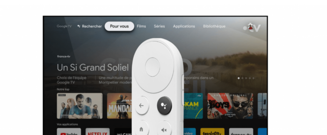 Le Chromecast avec google TV